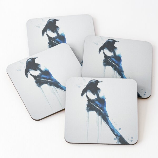 Aperçu de l'œuvre Magpie aquarelle par Emma Parrish créée et vendue par Emma Parrish.