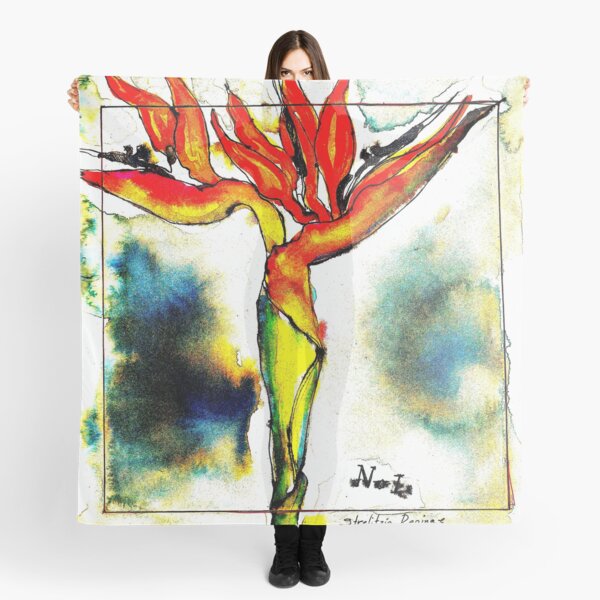 Flower Art Image 24 Scarf