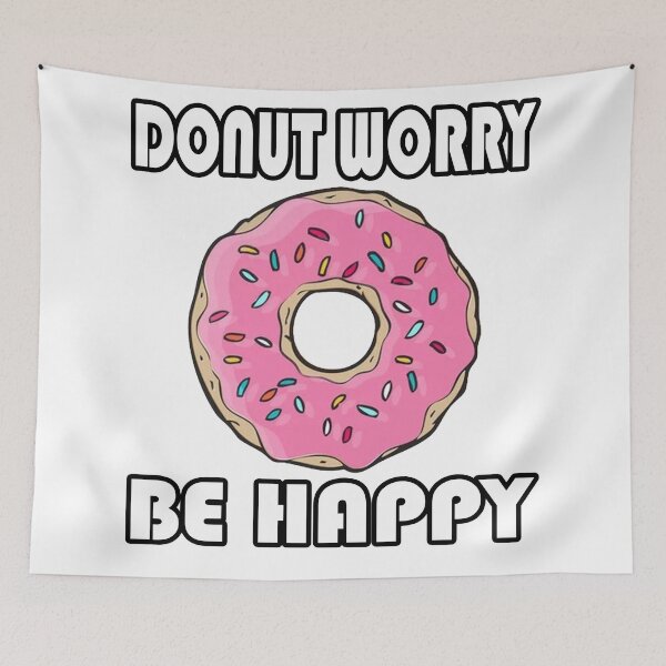 Item preview, Donut Worry Be Happy #zody designed and sold by RhondaVarner.