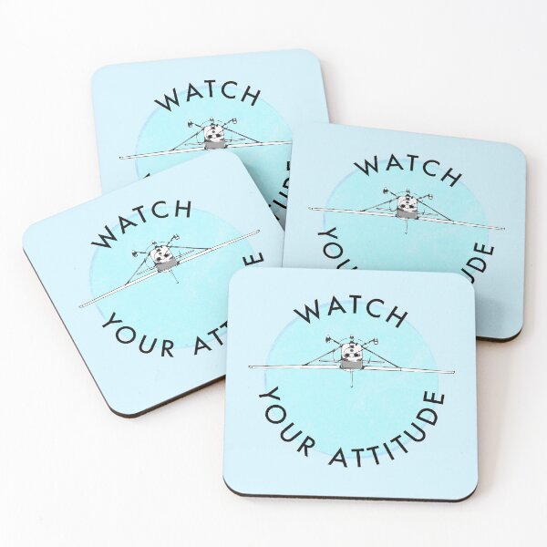 Watch Your Attitude - Inverted Cessna 172 Coasters (Set of 4)
