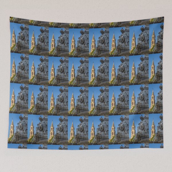 Item preview, France. Nimes. Fountain & Bell Tower. designed and sold by vadim19.