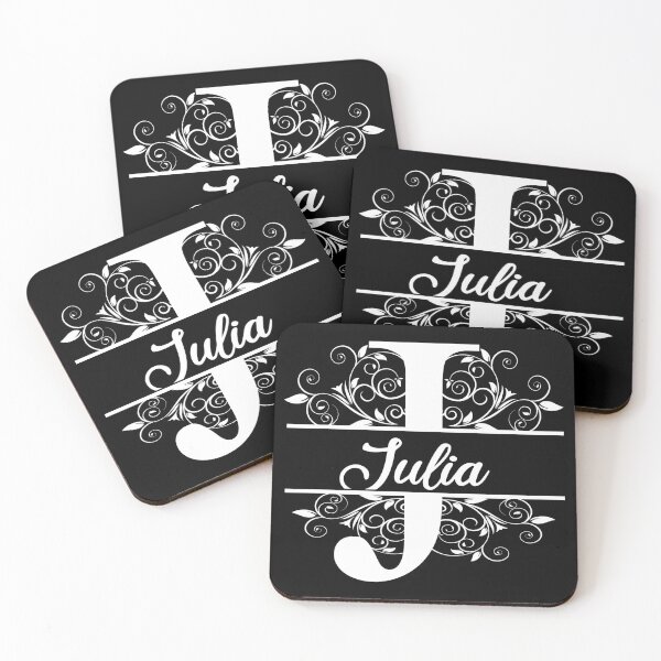Item preview, Personalized Name Monogram J - Julia - Letter J - White designed and sold by MysticMagpie.