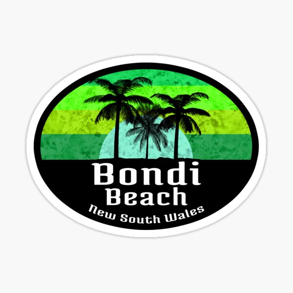 Item preview, BONDI BEACH AUSTRALIA NEW SOUTH WALES SYDNEY OCEAN VACATION designed and sold by DESTINATIONS DECAL.