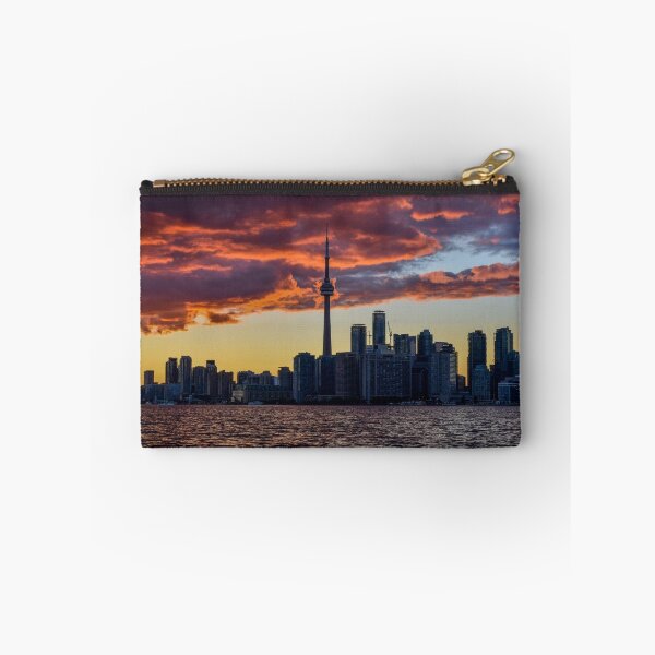 Item preview, Fire sunset over Toronto designed and sold by Luke Farmer.
