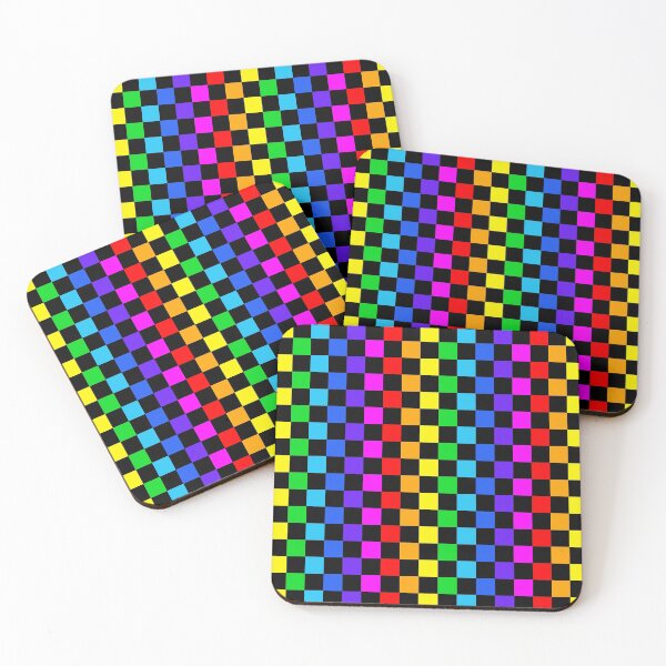 Item preview, Rainbow Checkerboard designed and sold by implexity.