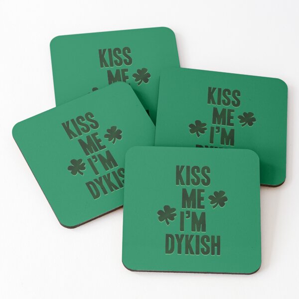 Item preview, Kiss Me I'm Dykish designed and sold by ijanet.