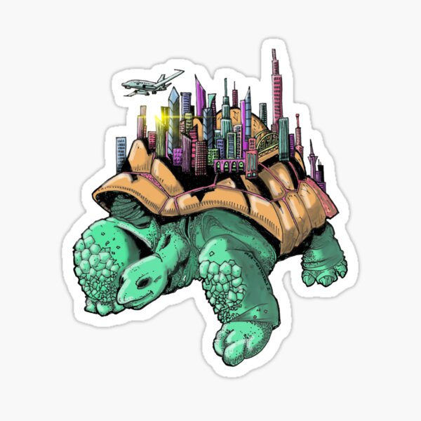 Slow City Sticker