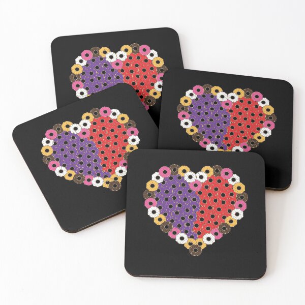 Item preview, Love the heart shaped donuts t shirt designed and sold by thehafdesigner.