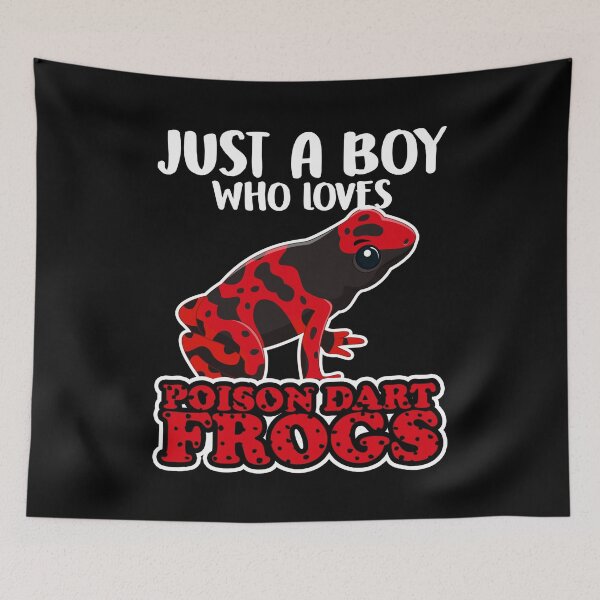 Item preview, Just A Boy Who Loves Poison Dart Frogs designed and sold by TopDawgDesigns.