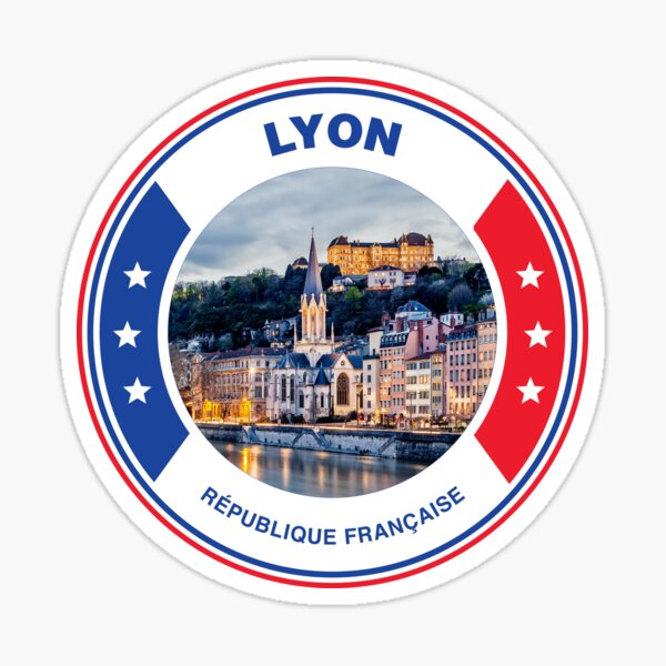 Visitez Lyon Love France Sticker