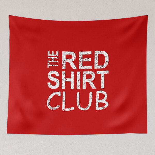 Item preview, The Red Shirt Club T-Shirt designed and sold by thehafdesigner.
