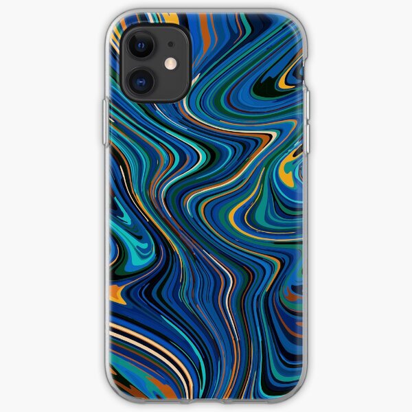 Blue & Yellow Emotions Liquid iPhone Case & Covers iPhone Soft Case
