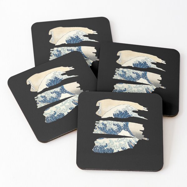 Item preview, great wave off kanagawa ukiyo-e designed and sold by GrasslandDesign.