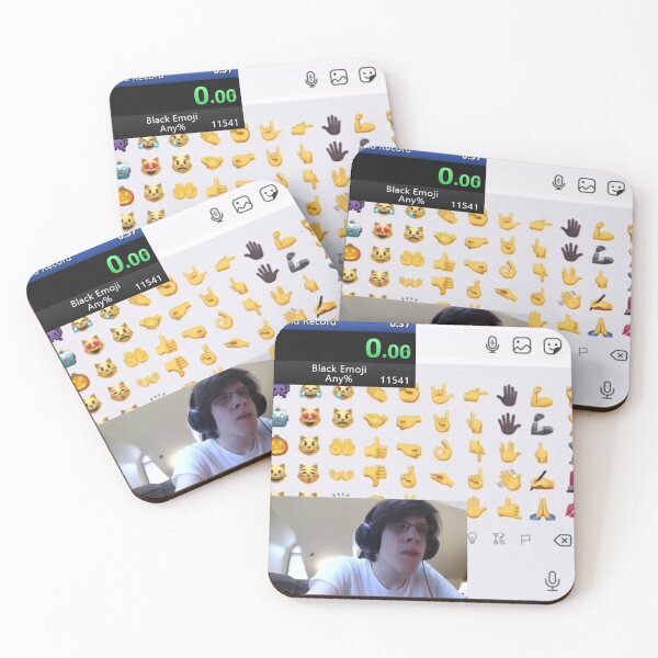 Item preview, Black Emoji Speedrun designed and sold by Yeeeyeee0.