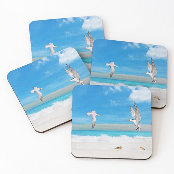Item preview, Royal Terns and Sandpipers designed and sold by FineArtography.