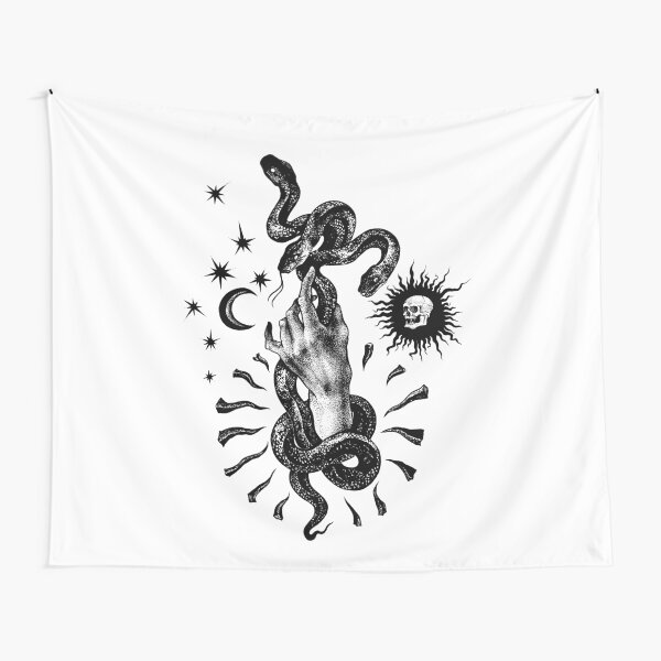 Martial Snake Tapestry