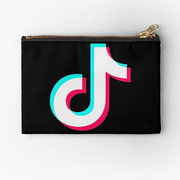 Tik Tok Logo Zipper Pouch