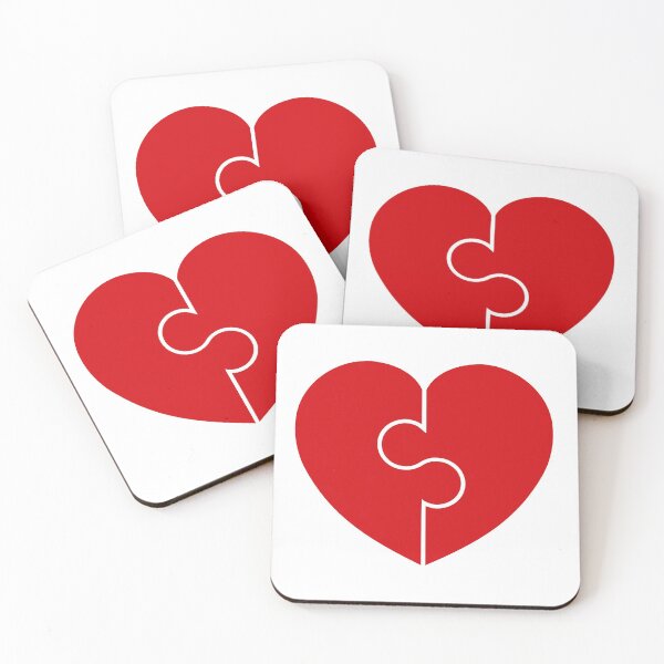 Item preview, Heart Puzzle Symbol icon . Red Heart , Vector Illustration designed and sold by Chakibalami.