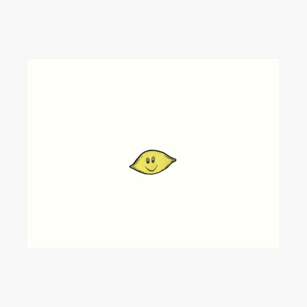 Dope Lemon Lemon Art Print