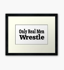 Wrestle Framed Print