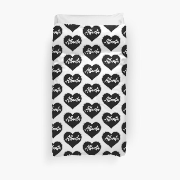 Atlanta - Black Heart Edition Duvet Cover