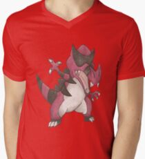 Krookodile by Derek Wheatley Men's V-Neck T-Shirt
