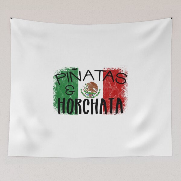 Item preview, Piñatas Horchata Quote Mexican Pride Culture Flag Celebrate design designed and sold by CreatedByHeidi.