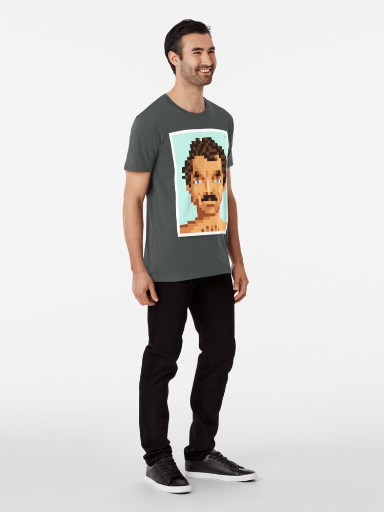 Alternate view of His mustache Premium T-Shirt