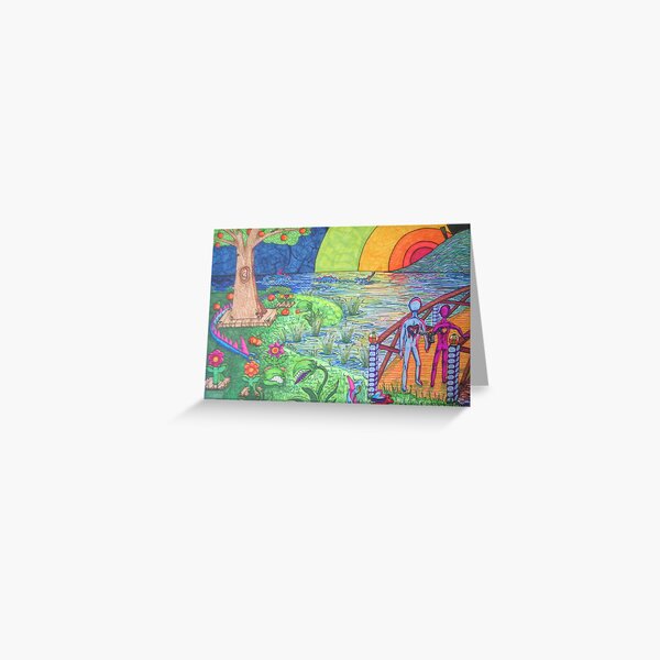 Eden on Acid Greeting Card