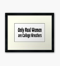 Wrestle Framed Print