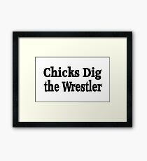 Wrestle Framed Print