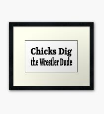 Wrestle Framed Print