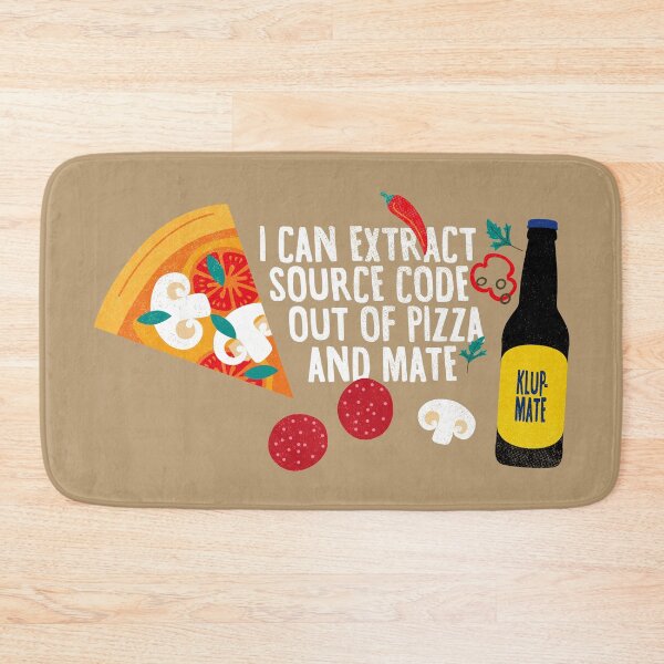 Item preview, Pizza + Mate = source code | CCC 2020 37c3 designed and sold by wunderfamily.