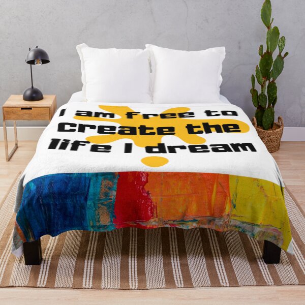 Item preview, I am free to create the life I dream designed and sold by Karina Rojas.