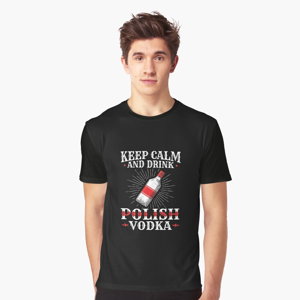  Polish Drinking T-Shirt Keep Calm Drink Vodka Quote Gifts :  Clothing, Shoes & Jewelry