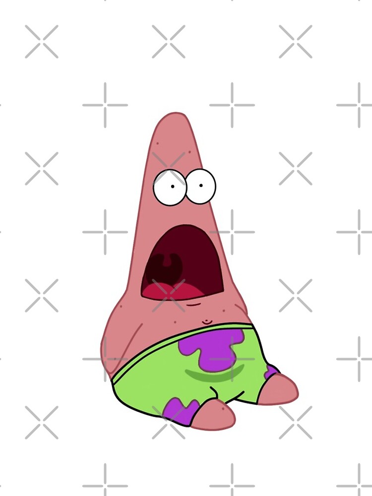 "Patrick Star with mouth open" iPhone Case & Cover by
