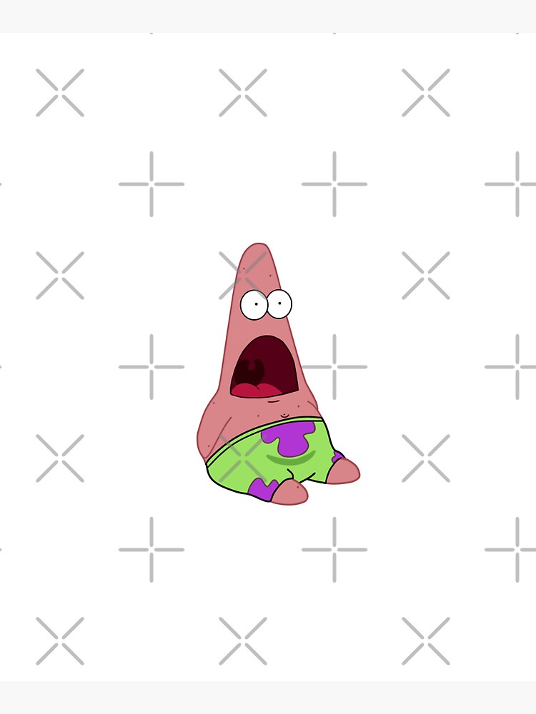 "Patrick Star with mouth open" Tote Bag by sylviaholmgren