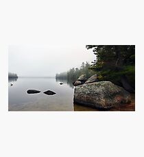 Granite Boulders - Bear Pond (Waterford, Maine) Photographic Print