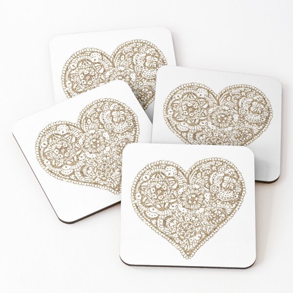Item preview, Golden sparkling heart designed and sold by Bloomery Decor.
