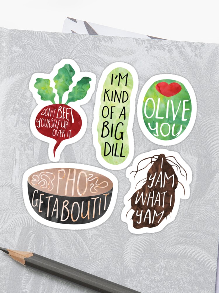 Pack Of Stickers Puns Stickers Pun Stickers Funny Sticker