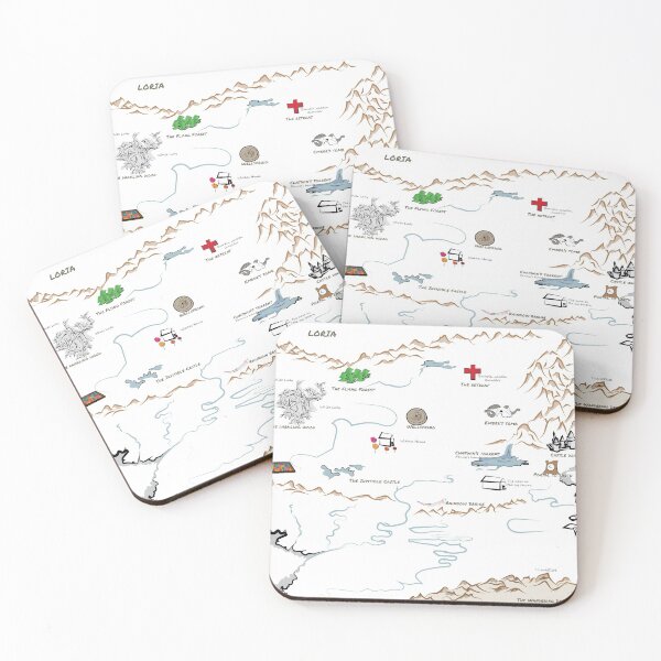 Item preview, Fillory Map (with Hand Writing Quest) designed and sold by BunnyMomMtl.