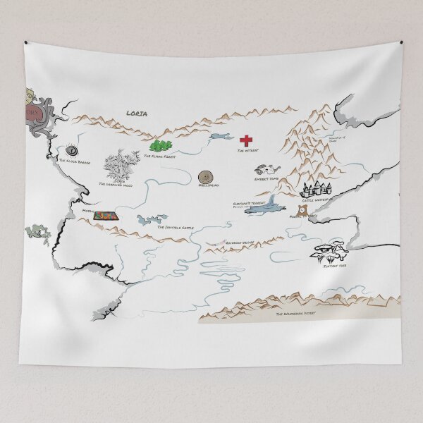 Item preview, Fillory Map designed and sold by BunnyMomMtl.