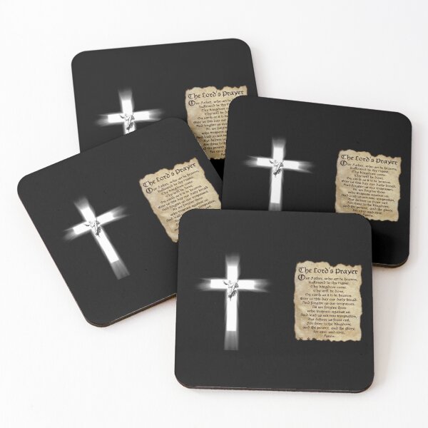 Item preview, The Lord's Prayer White Cross Jesus Christ designed and sold by Rowena Jones.