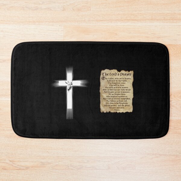 Item preview, The Lord's Prayer White Cross Jesus Christ designed and sold by Rowena Jones.