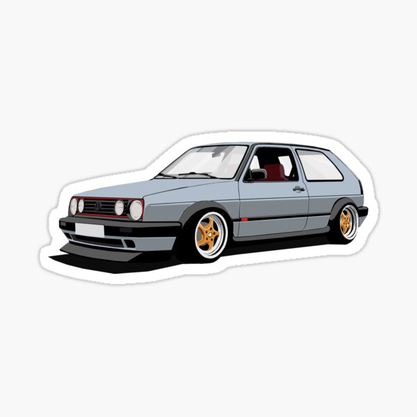 Gti Mk2 Stickers | Redbubble