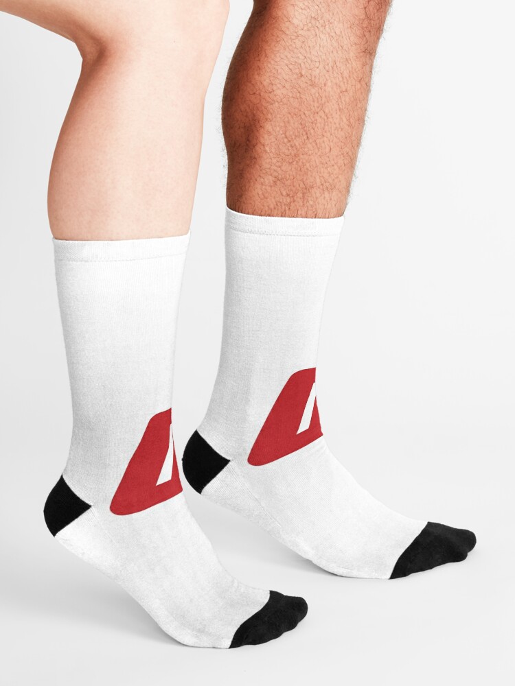 Oof Roblox Template Socks By Nouiz Redbubble - human crop top white roblox