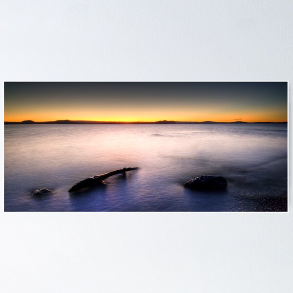 Lake Taupo's Last Light Poster