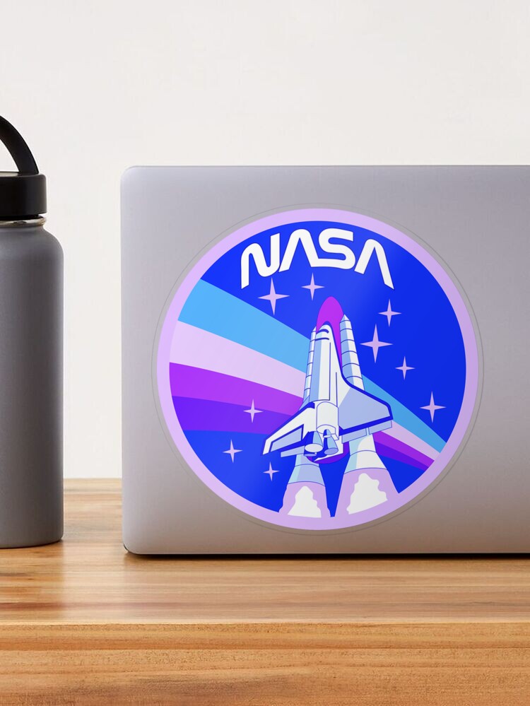 nasa #pegatina  Nasa, Cute laptop stickers, Nasa logo