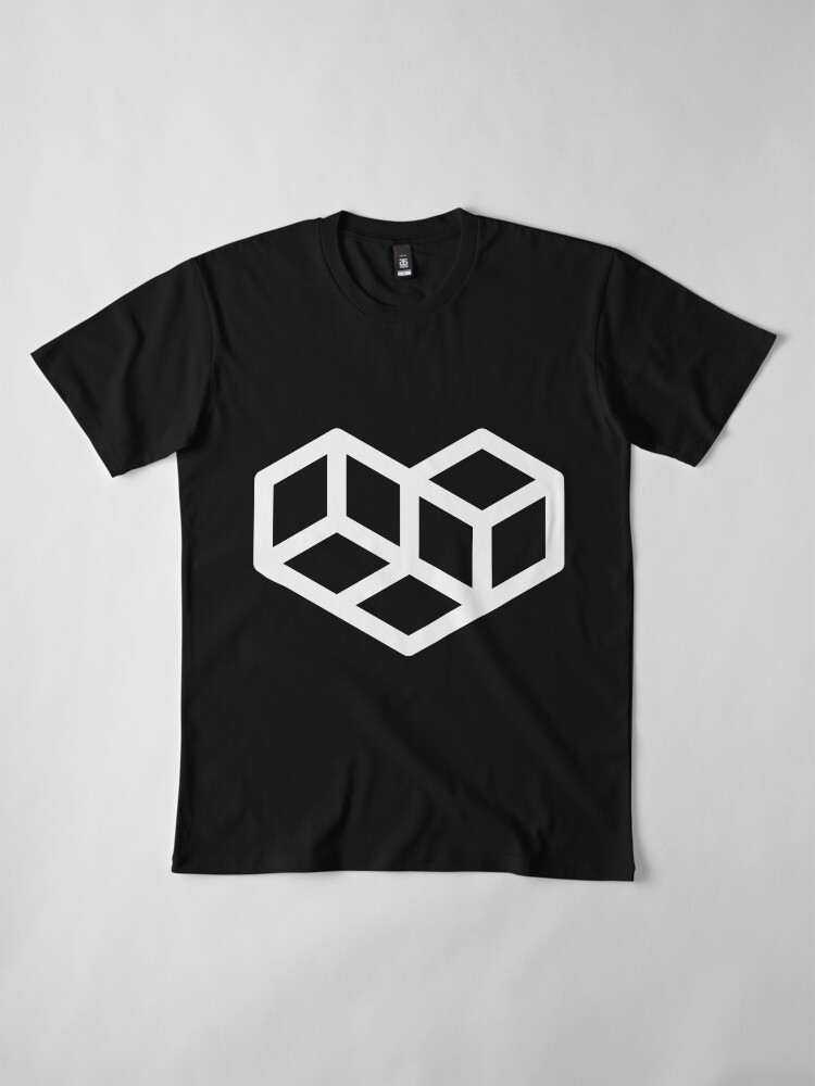 Alternate view of Original VIP logo on black Premium T-Shirt