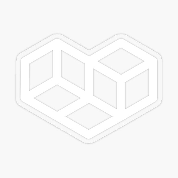 Original VIP logo on black Transparent Sticker